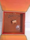 Indiana Jones X Rocklove Gold Plated Silver Ark Of The Covenant Necklace W box