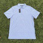 Travis Mathew The Heater Polo Heather Violet Storm Mens Medium Nwt Golf
