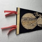 Santa Cruz California Beach Boardwalk Souvenir Felt Pennant Vintage Flag 25 5   