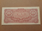 Nd 1942-1944 10 Rupees Japanese Occupation Burma P16a