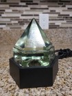 Vintage Nautical Green Glass Ship Deck Prism Light Hexagon Maritime With Base