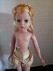 Vintage 1950 Madame Alexander Cinderella 16  Hard Plastic Doll  Stunning Face 