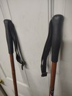 Vintage Sparta 55  140cm Bamboo Metal Tip Leather Strap Cross-country Ski Poles 