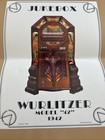 New Wurlitzer Model 42 Jukebox Promotional 12   x14    Poster 1982 Vintage Nos
