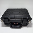 Hard Shell Protective Equipment Case With Foam Inserts Black Tactical Tool Box