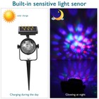 Solar Projection Lamp Rgb Rotatable Crystal Magic Ball Disco Stage Light Outdoor