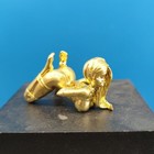 Pure Brass Anime Sexy Beauty Girl Body Model Statue Men Gift Table Car Ornament