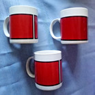 Lot Of 3 Vintage 1997 Coca-cola Logo Gibson Coffee Mugs