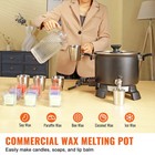 Uimoso Wax Melter For Candle Making 5liter Electric Pot Commercial Or Home Use
