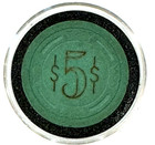 Bowery Club  5 Casino Chip Rare-part Of The Las Vegas Tropicana Casino Museum
