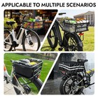 Raymace Bike Basket Rear With Reflective Waterproof Cover And Large  Black