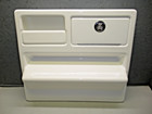 Center Console Helm Station Toe Kick And Foot Rest Panel With Storage