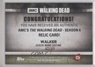 2017 Topps The Walking Dead Season 6 Relics Rust 97 99 Walker Rg2