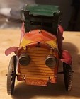1930s Louis Marx Tin Wind Up King Racer Car With Driver Working Condition