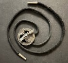 Loyal Order Of The Moose Pap Silver Tone Bolo Tie Vintage Necklace 