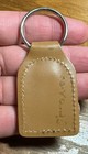 Vintage Jaguar Metal Leather Keychain Key Ring Automotive Logo Accessory  g175