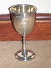 Large Antique Saluki Silver Dog Show Trophy 1907 Famous Dog Crufts  sharki 