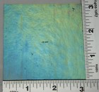 1408 31 Iridized Transparent Lt Aquamarine Blue 3 x 3  Bullseye 3mm Glass 90 Coe