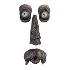 Old Man Face Tree Hugger Decor Statues Bark Ghost Facial Decorations For Yard