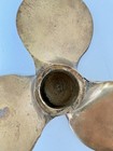 Vintage Brass Bronze 3 Blade Boat Propeller Nautical Maritime Decor Paperweight