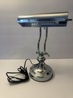 Vintage Style Silver Piano Chrome Table Bank Lamp   Bulb Is Not Included 