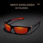 Polarized Mens Wrap Around Fashion Sunglasses Fishing Golf Running Sport Glasses