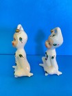 Vtg Holt Howard Pixie Salt   Pepper Shakers Christmas Japan Figurine Ceramic Htf