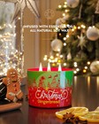 96north Luxury Christmas Candle Gingerbread Scented   Large 3-wick Jar Candle   