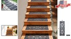 Pet-friendly Drainage Stair Mats Set - 6 Pack Non-slip Rubber Treads For Safety