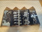 Antique 1889 Singer Sewing Machine Oak Wood Folding Puzzle Box With Attachments