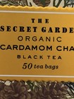 The Secret Garden      Organic Cardamom Chai Black Tea         2 Tins  100 Tea Bags