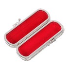 Lipstick Case  Portable Lipstick Holder With Rhinestone - Compact Organizer For