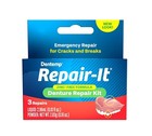 2 Pack-dentemp Repair-it Permanent Lose Teeth Broken Denture Repair Kit New Look