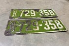 Michigan 1923 License Plate Pair  Original Paint  set 2 