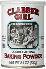 Clabber Girl Double Acting Baking Powder  8 1 Ounce