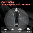 12ft heavy Duty Cigarette Lighter Socket Extension Cable Cord Plug Outlet 12-24v