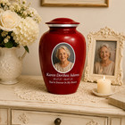 Personalized Cremation Urn For Human Ashes Adult 120 Cu In For Men Women - 8 In