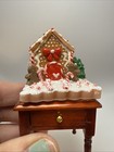 Dollhouse Miniature 1 12 Peppermint Gingerbread House Display Christmas Decor