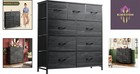 Modern 9-drawer Dresser With Adjustable Feet - Perfect For Bedroom   Closet