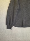 Everly Waffle Knit Long Sleeve Sweater Top Soft Women   s Shirt Sz S Dark Gray