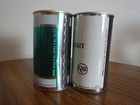 2 Vintage 25oz Steel Carlton aussie Beer Cans Foreign international Cans