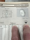 One Delrin Stock Drive Products Spur Gear 32 Pitch 48 Teeth 1 4      Bore Pin Hub