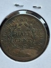 1806 Half Cent  F vf Condition  Original Brown 