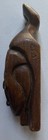 Vintage Polynesian Tiki Hand Carved Wood Wall Hanging Tribal Mask 8    Signed
