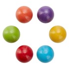 6 Colored Croquet Balls Replacement Set For 28    32    35   - 6 Player Game