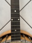 William H Lang Banner Blue Antique 4 String Banjo  1920   s-1930s Jazz Blues Nice