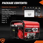 Gas Powered 5kw Portable Inverter Generator Quiet 72 Db Home Backup Emergency