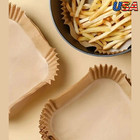 Air Fryer Paper Liner Disposable Non-stick Steamer Mat For Cooking 8 Inch 50pcs