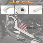 Adjustable Spanner Hook Wrench For Hydraulic Ram Cylinder  Mechanical Machine