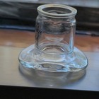 Canadian Club Clear Glass Advertising Shot Glass Holder  Distillery Theme